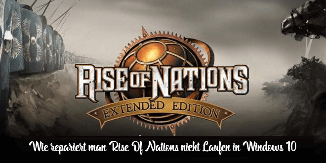 Rise of Nation non sarà in grado di giocare