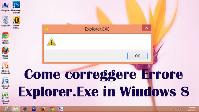 Errore explorer.exe,