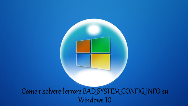 Errore Bad_System_Config_Info