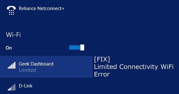 Risolto:  Wi-Fi problemi in Windows 8.1