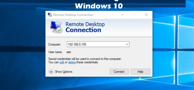 Come Chiaro RDP Cronologia connessioni in Windows 10