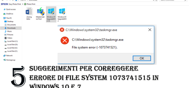5 suggerimenti per correggere l’errore di file system 1073741515 in Windows 10 e 7 5 suggerimenti per correggere l’errore di file system 1073741515 in Windows 10 e 7